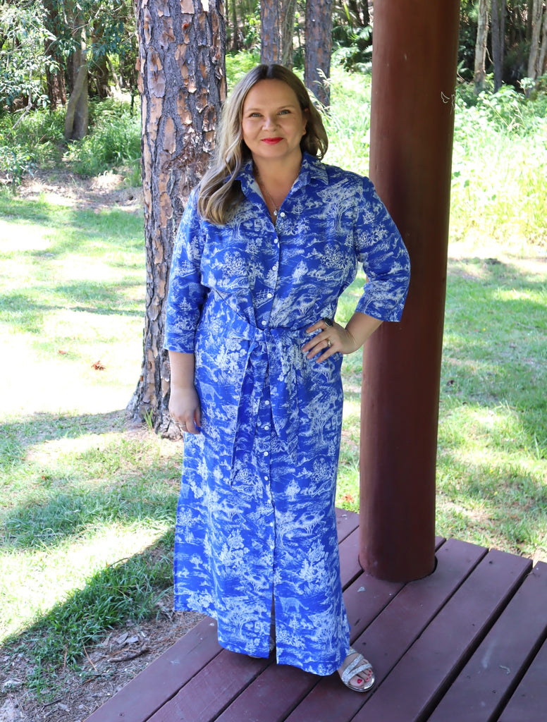 Maison Fauve 'Skyline' Shirtdress Hack in Toile À La Mode Linen